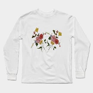 Old Japanese Flower Long Sleeve T-Shirt